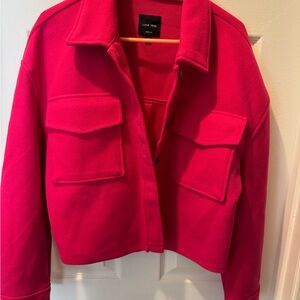 Love Tree Women's Vibrant Pink Utility Jacket